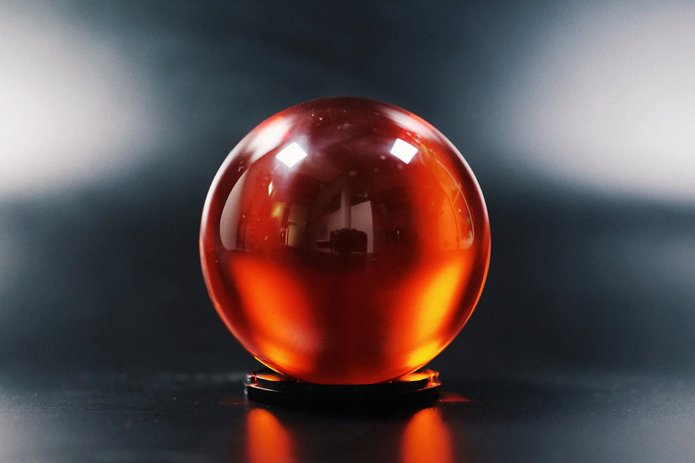 亞加力膠水晶球